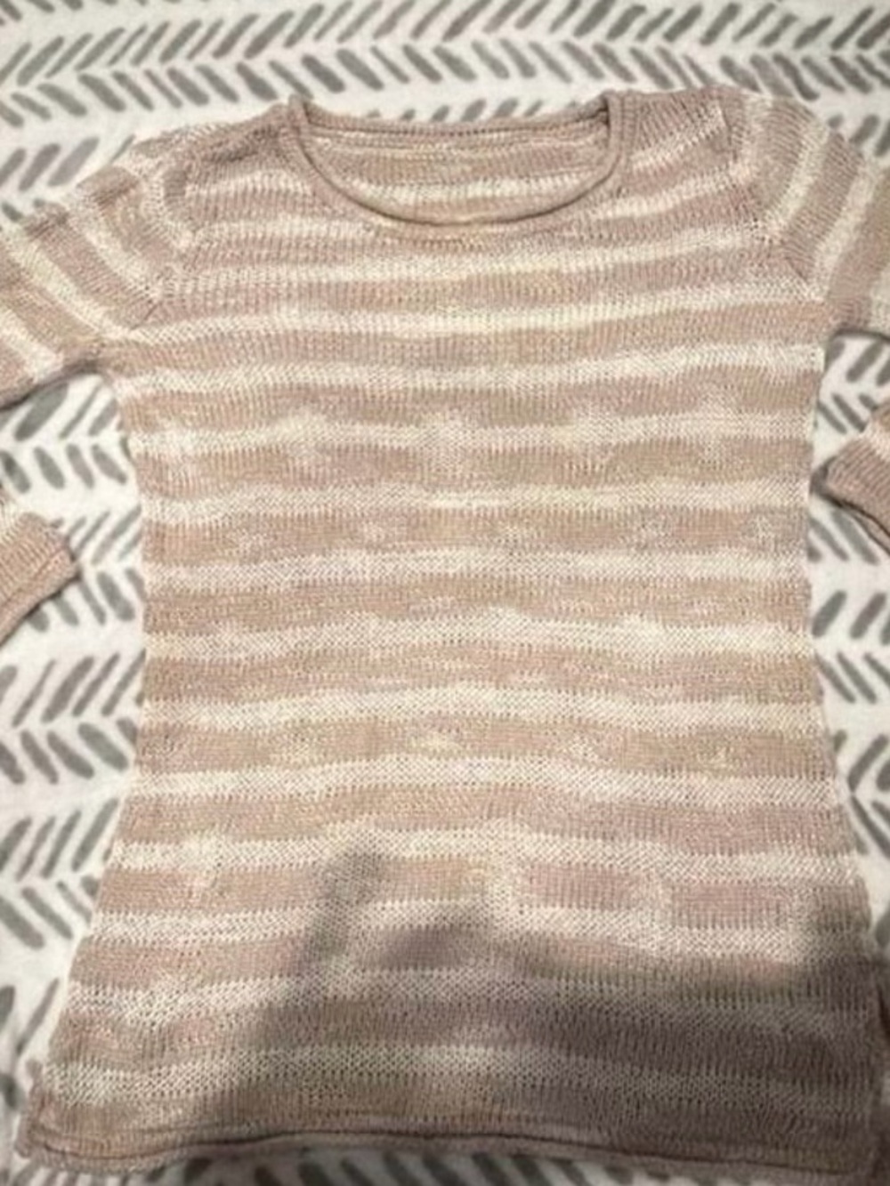 Tommy Bahama Women's Striped Open Knit Sweater